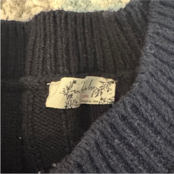 Free People Cable Knit Short Sleeve Sweater - Picture 3 of 3